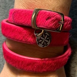 Pink Women’s Wrap Rustic Cuff